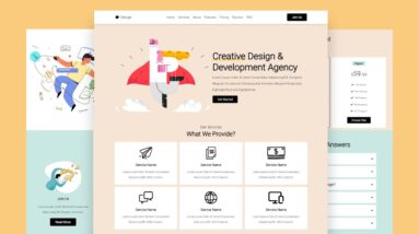 Complete Responsive Website Design Tutorial - HTML / CSS / SASS / Vanilla JavaScript - Step By Step