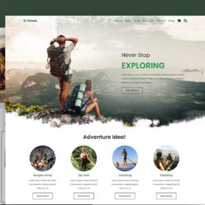 Create A Responsive Adventure & Tour Website Design Using HTML CSS / SASS & JavaScript Step By Step