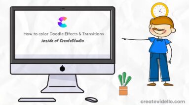 How To Color Doodle Effects & Transitions in CreateStudio