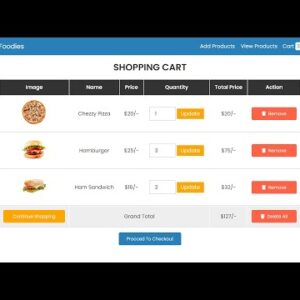 Advance Shopping Cart With Admin Panel And Checkout System Using PHP and MySQL | P4 - Shopping Cart