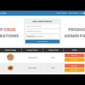 Advance Shopping Cart With Admin Panel And Checkout System Using PHP and MySQL | P2 - Admin Panel