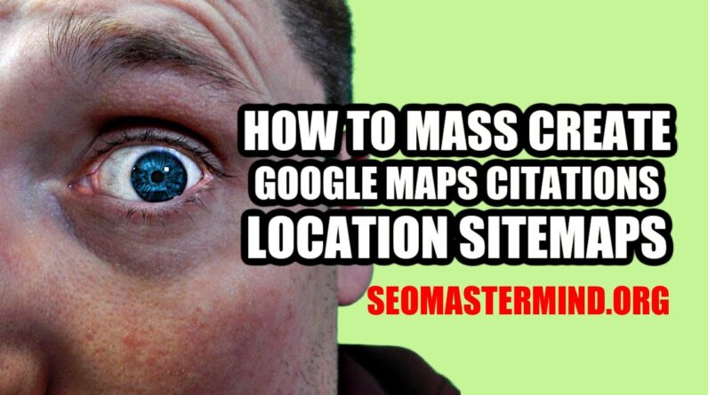 How to Create Bulk Local Google My Maps SEO Citations Tutorial 6 How to Create Bulk Local Google My Maps SEO Citations Tutorial