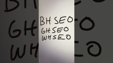 Black Hat SEO VS Grey Hat SEO VS White Hat What’s The Differences?