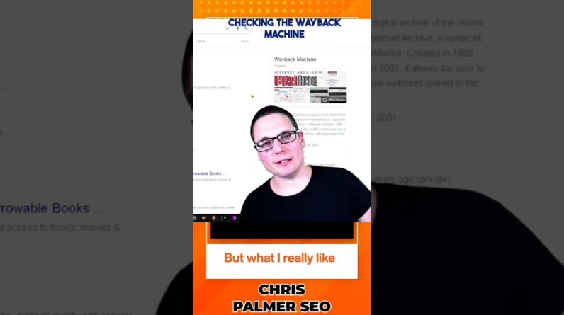 checking the wayback machine