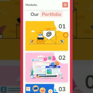 Responsive App Landing Page Website | #shorts