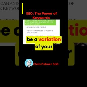 SEO: The Power of Keywords 1