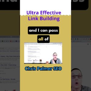 Ultra Effective Link Building