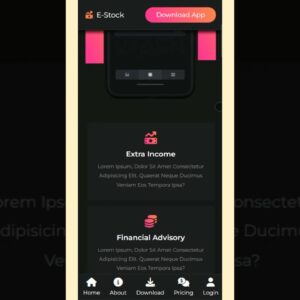 Responsive Trading App Website | #shorts