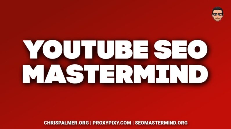Chris Palmer´s Live SEO Thursdays on Youtube Mastermind