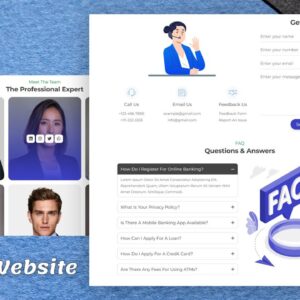 Responsive Banking Website Design Theme Using HTML/CSS/JS From Scratch - Part 5