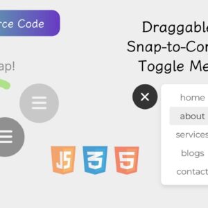 Create a Draggable Floating Menu Button with Snap & Toggle (Mobile + Desktop Friendly!)