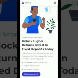 Responsive Banking Website | #shorts #coding #responsivewebsite #webdevelopment #webdesign #frontend