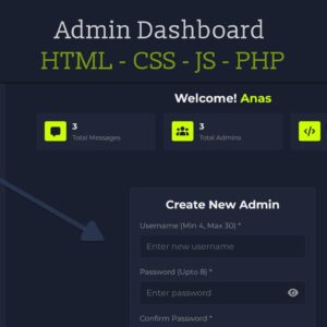 Gym Website with Admin Dashboard in PHP & MySQL | Part 2 | Dashboard, Header, Register